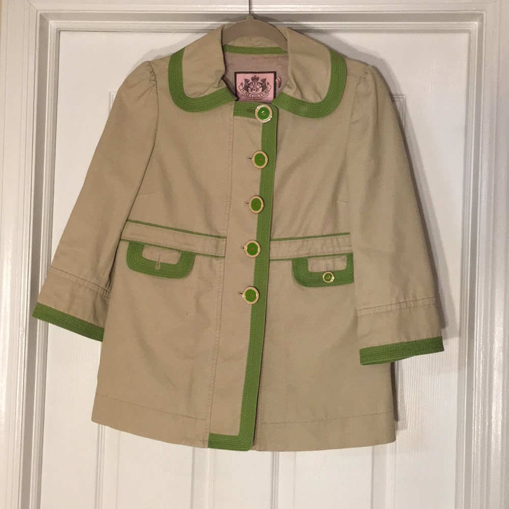 Khaki and Green Juicy Couture Jacket